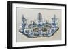 Centerpiece with Cruets, Salt Cellars and Jars-null-Framed Giclee Print