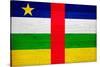 Central African Republic Flag Design with Wood Patterning - Flags of the World Series-Philippe Hugonnard-Stretched Canvas