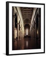 Central Aisle and Apse Stained-Glass Windows, Cathedral of Orvieto, Italy, 13th-14th Century-null-Framed Giclee Print