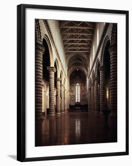 Central Aisle and Apse Stained-Glass Windows, Cathedral of Orvieto, Italy, 13th-14th Century-null-Framed Giclee Print