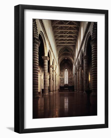 Central Aisle and Apse Stained-Glass Windows, Cathedral of Orvieto, Italy, 13th-14th Century-null-Framed Giclee Print