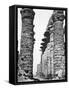 Central Alley of the Great Temple at Karnak, Egypt, 1878-null-Framed Stretched Canvas