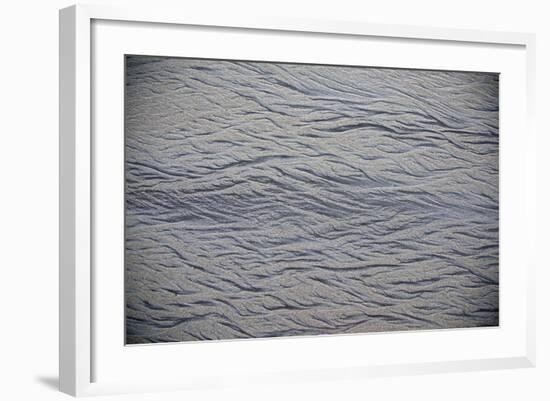 Central America, El Salvador, beach sand patterns.-Connie Bransilver-Framed Photographic Print