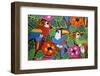 Central America, Panama, Cristobal. Kuna Indian traditional molas.-Cindy Miller Hopkins-Framed Photographic Print