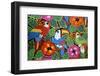 Central America, Panama, Cristobal. Kuna Indian traditional molas.-Cindy Miller Hopkins-Framed Photographic Print