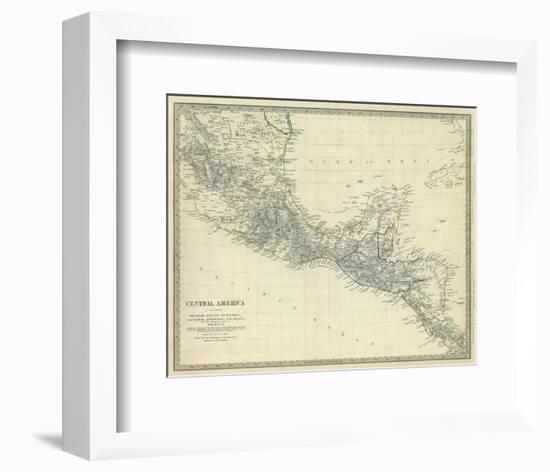 Central America, Southern Mexico, c.1842-null-Framed Art Print