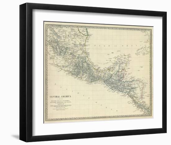 Central America, Southern Mexico, c.1842-null-Framed Art Print