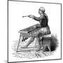 Central American Music: the Marimba-null-Mounted Art Print