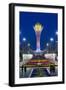 Central Asia, Kazakhstan, Astana, Nurzhol Bulvar - Bayterek Tower-Gavin Hellier-Framed Photographic Print