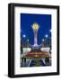 Central Asia, Kazakhstan, Astana, Nurzhol Bulvar - Bayterek Tower-Gavin Hellier-Framed Photographic Print
