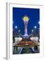 Central Asia, Kazakhstan, Astana, Nurzhol Bulvar - Bayterek Tower-Gavin Hellier-Framed Photographic Print