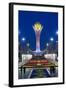 Central Asia, Kazakhstan, Astana, Nurzhol Bulvar - Bayterek Tower-Gavin Hellier-Framed Photographic Print