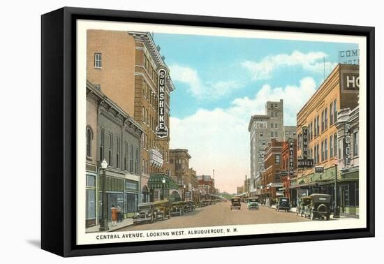 Central Avenue, Albuquerque, New Mexico-null-Framed Stretched Canvas