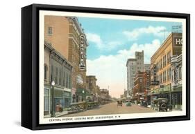 Central Avenue, Albuquerque, New Mexico-null-Framed Stretched Canvas