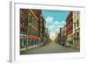 Central Avenue, Fort Dodge, Iowa-null-Framed Art Print