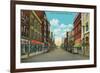 Central Avenue, Fort Dodge, Iowa-null-Framed Premium Giclee Print