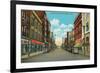 Central Avenue, Fort Dodge, Iowa-null-Framed Premium Giclee Print