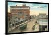 Central Avenue, Great Falls-null-Framed Art Print