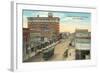 Central Avenue, Great Falls-null-Framed Art Print