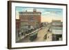 Central Avenue, Great Falls-null-Framed Art Print