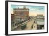 Central Avenue, Great Falls-null-Framed Art Print