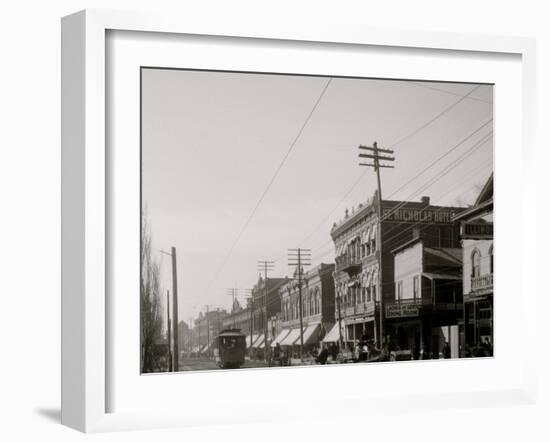 Central Avenue, Hot Springs, Arkansas-null-Framed Photo