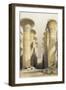 Central avenue of the Great Hall of Columns, Karnak, Egypt, 19th century-David Roberts-Framed Giclee Print