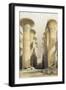 Central avenue of the Great Hall of Columns, Karnak, Egypt, 19th century-David Roberts-Framed Giclee Print