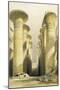 Central Avenue of the Great Hall of Columns, Karnak, from Egypt and Nubia, Vol.1-David Roberts-Mounted Giclee Print