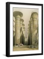 Central Avenue of the Great Hall of Columns-David Roberts-Framed Giclee Print