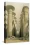 Central Avenue of the Great Hall of Columns-David Roberts-Stretched Canvas