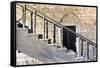 Central Balkan Peninsula, the Macedonia, Skopje, Ottoman Architecture. Staircase-Emily Wilson-Framed Stretched Canvas