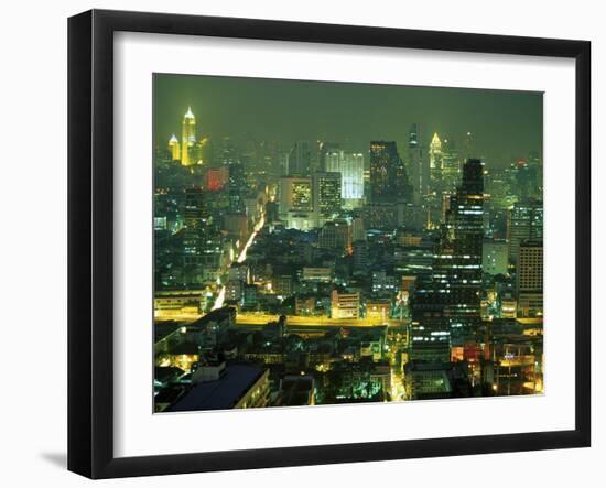 Central Bangkok Detail, Thailand-Walter Bibikow-Framed Premium Photographic Print