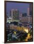 Central Bangkok, Dusk, Thailand-Walter Bibikow-Framed Photographic Print