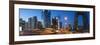 Central Business District and Cctv Building at Dusk, Beijing, China-Peter Adams-Framed Photographic Print