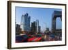 Central Business District and Cctv Building at Dusk, Beijing, China-Peter Adams-Framed Photographic Print