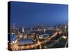 Central Business District and Marina Bay Sands Hotel, Singapore-Jon Arnold-Stretched Canvas