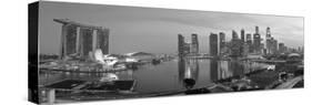 Central Business District and Marina Bay Sands Hotel, Singapore-Jon Arnold-Stretched Canvas