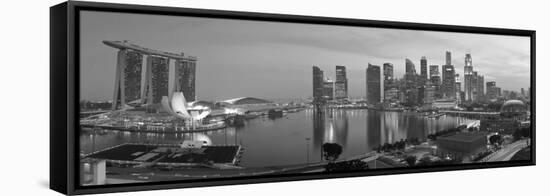 Central Business District and Marina Bay Sands Hotel, Singapore-Jon Arnold-Framed Stretched Canvas