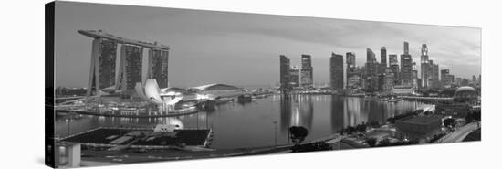 Central Business District and Marina Bay Sands Hotel, Singapore-Jon Arnold-Stretched Canvas