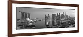 Central Business District and Marina Bay Sands Hotel, Singapore-Jon Arnold-Framed Photographic Print