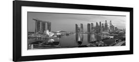 Central Business District and Marina Bay Sands Hotel, Singapore-Jon Arnold-Framed Photographic Print