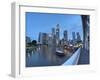 Central Business District, Boat Quay, Singapore-Jon Arnold-Framed Photographic Print