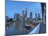 Central Business District, Boat Quay, Singapore-Jon Arnold-Mounted Photographic Print