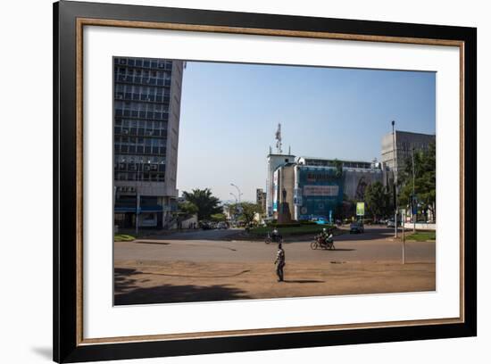 Central Business District of Kampala, Uganda, East Africa, Africa-Michael-Framed Photographic Print
