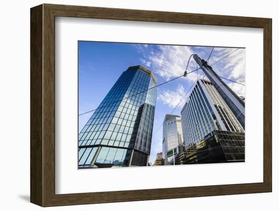 Central Business District of Wellington, North Island, New Zealand, Pacific-Michael-Framed Photographic Print