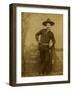 Central Casting Cowboy-J.B. Gibson-Framed Art Print