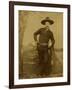 Central Casting Cowboy-J.B. Gibson-Framed Art Print