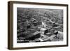 Central City, Colorado - Aerial View of Town-Lantern Press-Framed Art Print