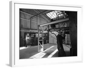 Central Control Area of the Dolomite Plant, Steetley, Nottinghamshire, 1963-Michael Walters-Framed Photographic Print